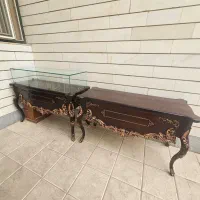 میز(اداری)در حد نو.تمام‌چوب