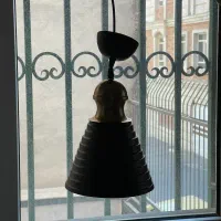 لوستر مخروطی مشکی