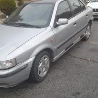 سمند مدل ۸۳ دورنگ سقف به علت آفتاب سوختگی کاورشده،|خودرو سواری و وانت|پیشوا, |دیوار