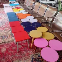 گل میز رنگی و جلو مبلی و زیر گلدانی همه رنگی|مبلمان خانگی و میز عسلی|شیراز, وزیرآباد|دیوار