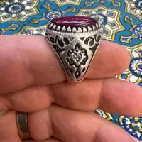 انگشتر نقره یاقوت سرخ|جواهرات|مشکین‌دشت, |دیوار