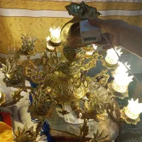 لوستر 18 شاخه بسیار زیبا|لوستر و چراغ آویز|مشهد, طبرسی شمالی|دیوار