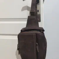 کیف کج چرمی نو ،دستبند چرمی