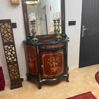 کنسول و ایینه معرق کاری