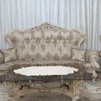 مبل ۹ نفره سلطنتی|مبلمان خانگی و میز عسلی|رباطکریم, مسکن مهر آبشناسان|دیوار