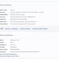 سرفیس پرو surface pro 8  در حد نو|رایانه همراه|تهران, سهروردی|دیوار