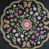 دو عدد عسلی 50 در 50 دوخت گیاهی پته کرمان
