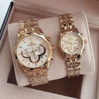 ساعت ست الگانس عروس دامادی سه موتورفعال استیل توپر|ساعت|تبریز, |دیوار