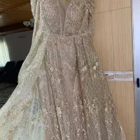لباس زنانه لباس دو دامنه فقط یک شب پوشیده شده