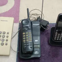 سه عدد تلفن بیسیم و باسیم پاناسونیک