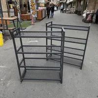 قفسه استندفلزی چوبی شلف کمجا رگال دیواری|کتابخانه، شلف، قفسه‌های دیواری|تهران, نعمت‌آباد|دیوار