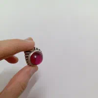 انگشتر یاقوت مردانه|کلکسیون اشیاء عتیقه|قم, کاسه گران|دیوار