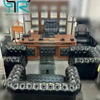 مبلمان کلاسیک چستر براق/صندلی محصلی میز معلم