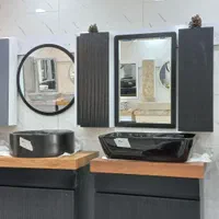 روشویی کابینتی مشکی مدل لنو|لوازم سرویس بهداشتی|شیراز, محراب|دیوار