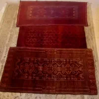 سه تخته قالیچه دست بافت قدیمی بالای ۶۰سال