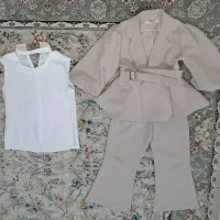 کت شلوار دخترانه سه تیکه در حد نو