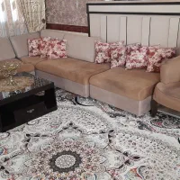 مبل ۹ نفره و میز عسلی ها|مبلمان خانگی و میز عسلی|صحنه, |دیوار