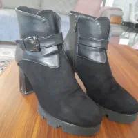 پوتین زنانه ساق کوتاه مشکی|کیف، کفش، کمربند|پرند, فاز ۴|دیوار