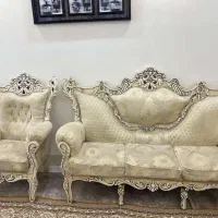 مبل هفت نفره و میز و عسلی|مبلمان خانگی و میز عسلی|دامغان, |دیوار