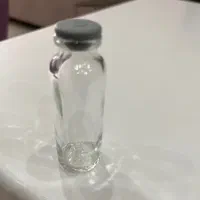 شیشه استوانه‌ای ۸ سانتی‌متری با درب پلاستیک