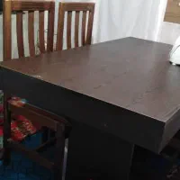 فوری میز نهارخوری تمیز چهار نفره ۳ عدد صندلی تمیز