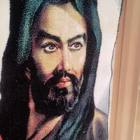 تابلو فرش ماشینی امام حسین|تابلو فرش|ملایر, |دیوار