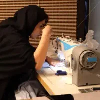 خیاط.راسته دوز خوب.  خانوم وسط کار تند تیز خانوم