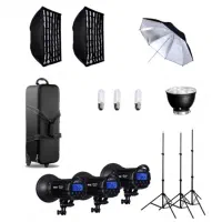 کیت کامل فلاش استودیویی 300 ژول نایس فوتو