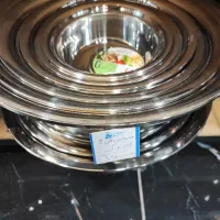 سرویس و تک لگن و آبکش یونیک قابلمه تابه زودپز