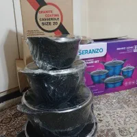 سرویس چدن ۸ پارچه قابلمه گرانیتی آلمانی