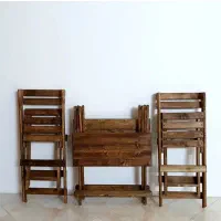 میز و صندلی تاشو ۶نفره|میز و صندلی غذاخوری|لاهیجان, شهرک سلمان فارسی|دیوار