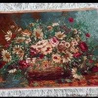 تابلو فرش دستبافت طرح برجسته