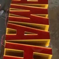 تابلو چلنیوم و نئون پلکسی  و ال ای دی