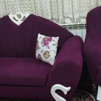 مبلمان همراه آباژور ومیز ناهار خوری۴نفره،جلومبلی|مبلمان خانگی و میز عسلی|رباط‌کریم, مسکن مهر آبشناسان|دیوار