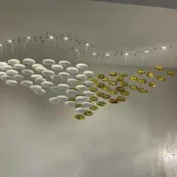 لوستر اسکای لایت ،کریستال دست ساز آووکادو،شهاب سنگ|لوستر و چراغ آویز|تهران, بازار|دیوار