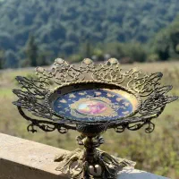 جا میوه ای برنز بسیار شکیل و زیبا|ظروف سرو و پذیرایی|سمنان, |دیوار