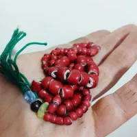 تسبیح قدیمی و زیبا دو پوسته