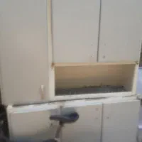 سینگ کابینت هود هودش تازه هست فقط خاک خورده هست