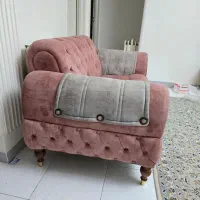 مبل راحتی چستر دو نفره در حد نو|مبلمان خانگی و میز عسلی|تهران, تهرانپارس غربی|دیوار