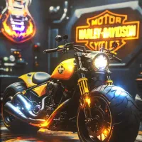 تابلو موتور نمایشگاه هدیه دکور