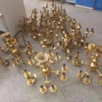 فروش و خریدار انواع لوستر ابکاری طلایی آینه شعمدان