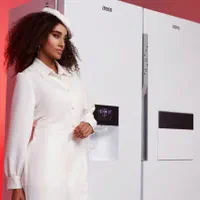 یخچال فریزر دوقلو هیمالیا/لئوکو طرح ساید مدل آلفا