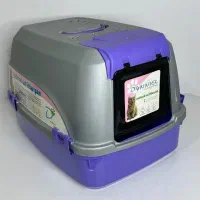 ظرف خاک مسقف گربه همراه با بیلچه کیفیت بالا