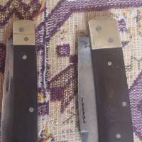 یک جفت چاقوی قدیمی دسته شاخ قدیمی