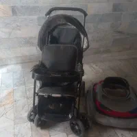 کالسکه دوقلو درحد نو|کالسکه و لوازم جانبی|محمدشهر, محمدشهر|دیوار