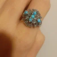 انگشتر فیروزه شجری انگشتر مردانه نقره|جواهرات|مشهد, یوسفیه (شهرک غرب)|دیوار