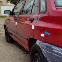 پراید۸۹قرمزصدفی متالیک سفارشی کلکسیونی بیرنگ|خودرو سواری و وانت|ساری, |دیوار