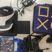 ps4 slime پی اس فور اسلیم همراه با vr پلی‌استیشن|کنسول، بازی ویدئویی و آنلاین|شیراز, هفت تنان|دیوار