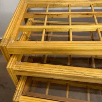 عسلی چوبی سه عدد|مبلمان خانگی و میز عسلی|اسلامشهر, زرافشان|دیوار