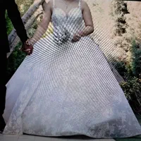 لباس عروس پفی نو دوخت مزونی فقط یک بار پوشیده|لباس|ملارد, |دیوار